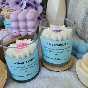 Heart4kids Scented Candles Blueberry Cobbler 2×(7oz)